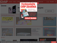 Tablet Screenshot of chip.cz